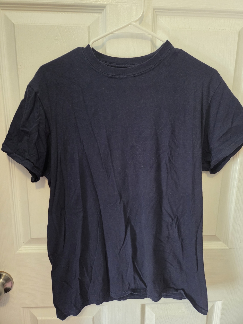 Gildan Navy Short Sleeve Crew Neck Tee